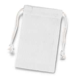 Agogo Cotton Gift Bag - Small (White)