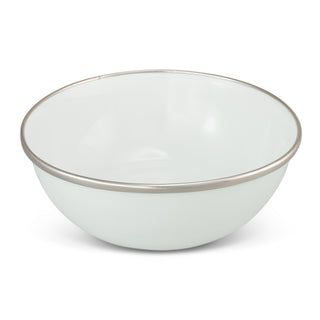 Agogo Bendigo Enamel Bowl (White)