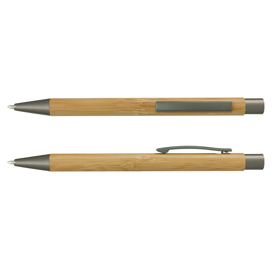 Flint Bamboo Pen (Natural/Gunmetal)