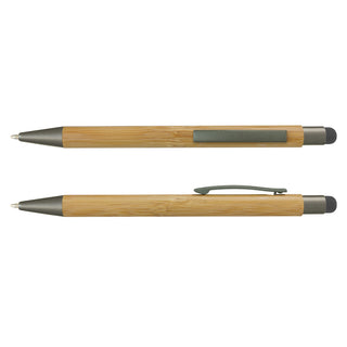 Agogo Lancer Bamboo Stylus Pen (Natural/Gunmetal)