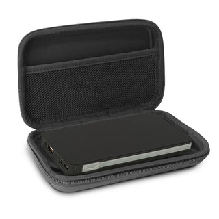 Pulse 10k Wireless Charging Power Bank (Black) — Carry Case - XL