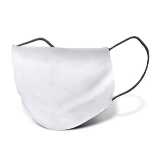 Shield Reusable Face Mask Full Colour - Small (White) — Black Ear Loop