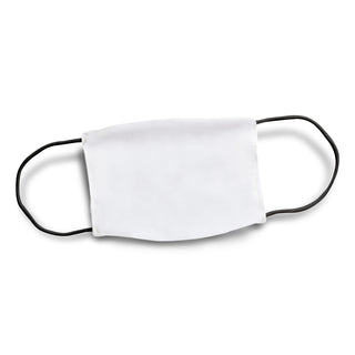 Shield Reusable Face Mask Full Colour - Small (White) — Black Ear Loop
