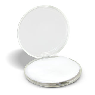 Journey Hand Soap Travel Case - Round (Frosted Clear) — Clear - Open