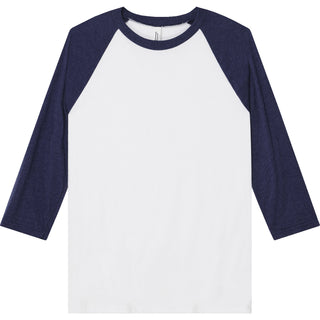American Apparel 2003CVC Heather Indigo - Front View | color:Heather Indigo|view:front