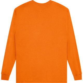 Gildan Ultra Cotton 2400 Safety Orange - Back View | color:Safety Orange|view:back