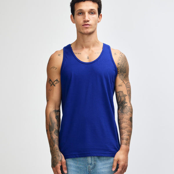 American Apparel 2408 Tank Top (Lapis)