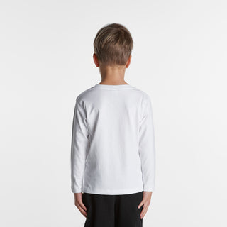 AS Colour Kids Staple L/S Tee (White)