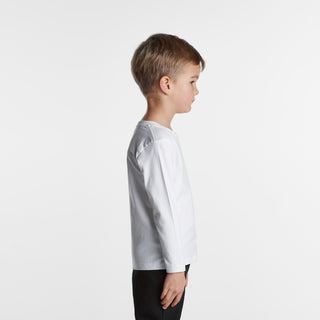 AS Colour Kids Staple L/S Tee (White)