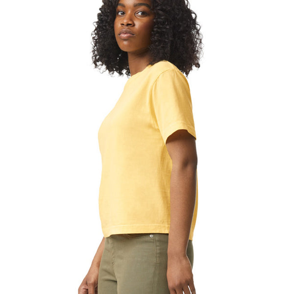 Comfort Colors 3023CL Boxy Cropped T-Shirt (Butter)