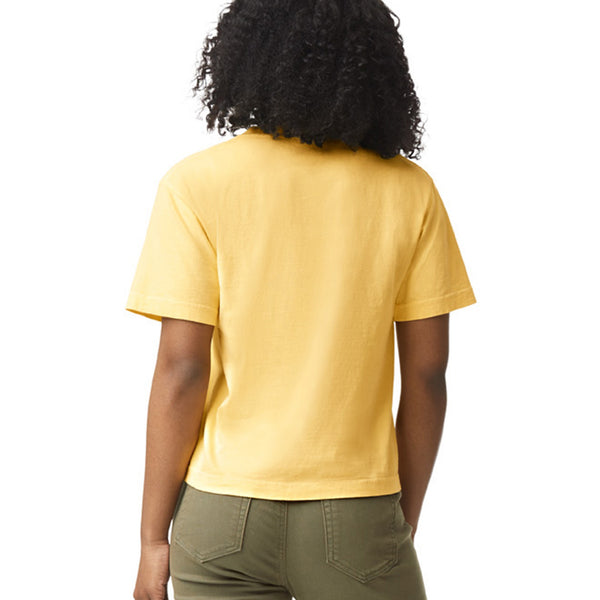 Comfort Colors 3023CL Boxy Cropped T-Shirt (Butter)