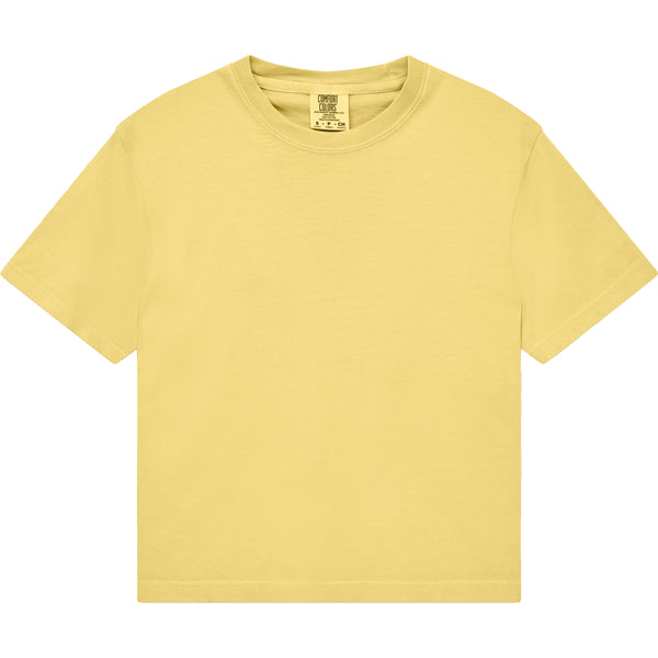 Comfort Colors 3023CL Boxy Cropped T-Shirt (Butter)