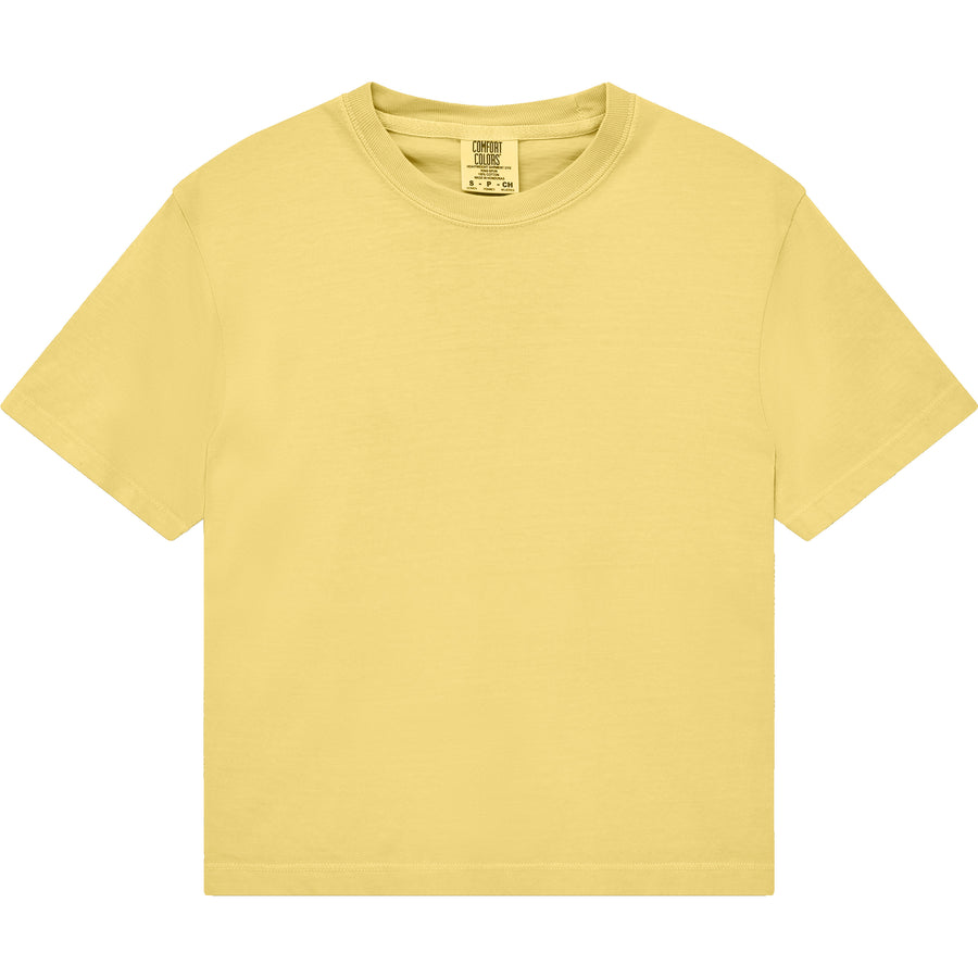 Comfort Colors 3023CL Boxy Cropped T-Shirt (Butter)