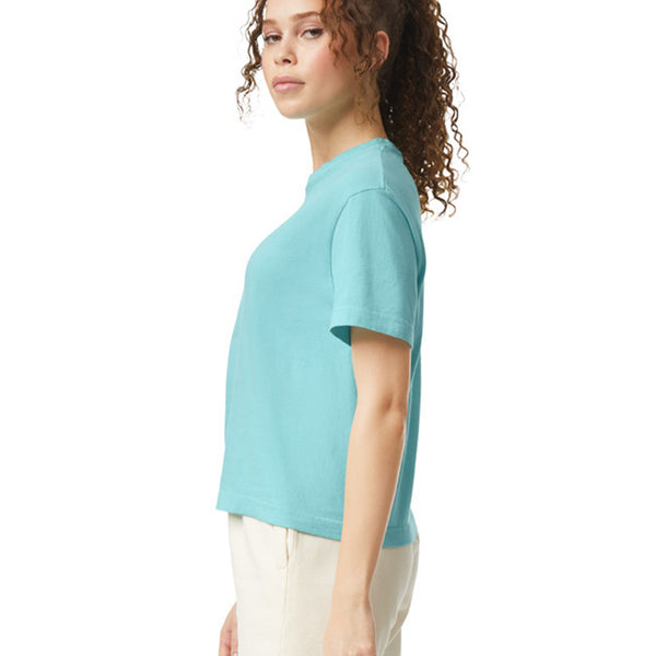 Comfort Colors 3023CL Boxy Cropped T-Shirt (Chalky Mint)