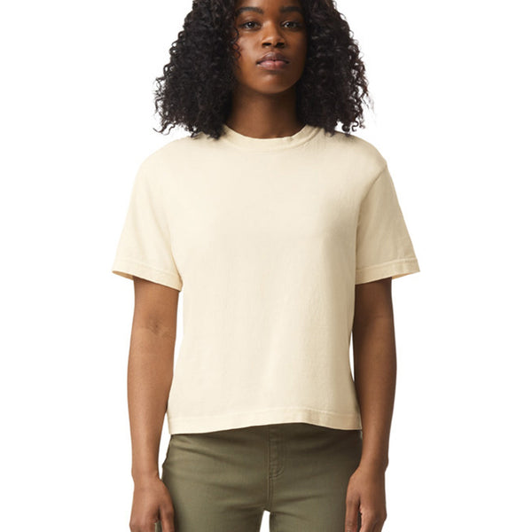 Comfort Colors 3023CL Boxy Cropped T-Shirt (Ivory)