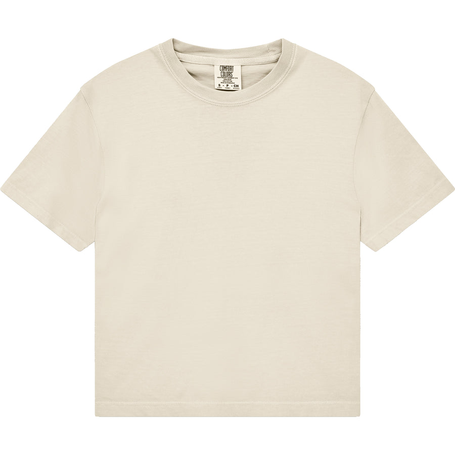 Comfort Colors 3023CL Boxy Cropped T-Shirt (Ivory)