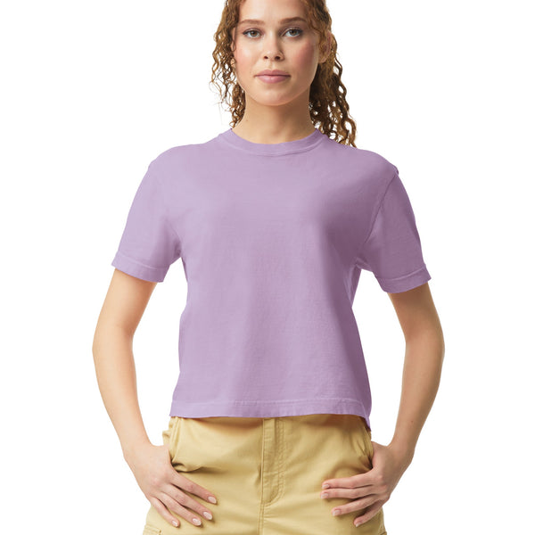 Comfort Colors 3023CL Boxy Cropped T-Shirt (Orchid)