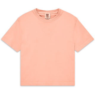 Comfort Colors 3023CL Boxy Cropped Peachy - Front View | color:Peachy|view:front
