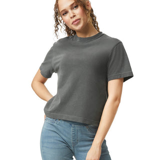 Comfort Colors 3023CL Boxy Cropped T-Shirt (Pepper)