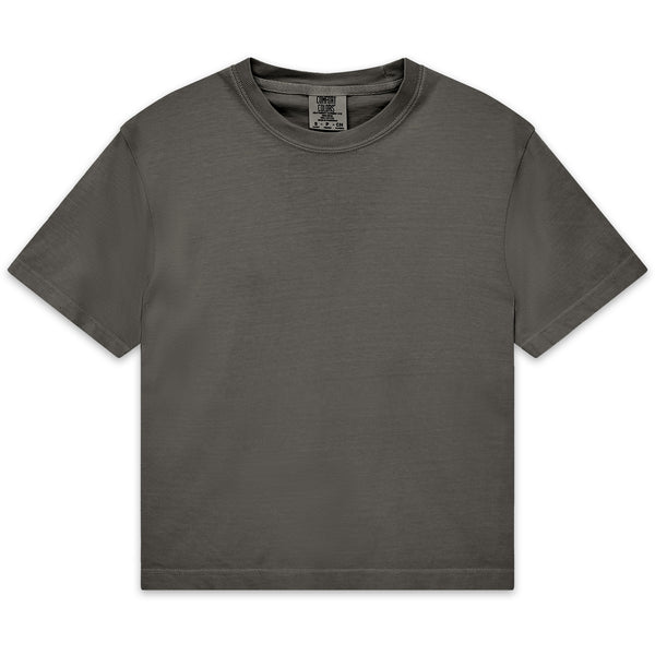 Comfort Colors 3023CL Boxy Cropped T-Shirt (Pepper)