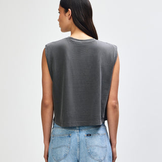 American Apparel 307GD Muscle T-Shirt (Faded Black)