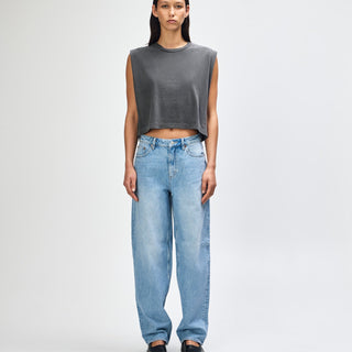 American Apparel 307GD Muscle T-Shirt (Faded Black)