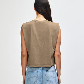 American Apparel 307GD Muscle T-Shirt (Faded Brown)