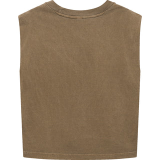 American Apparel 307GD Muscle Faded Brown - Back View | color:Faded Brown|view:back