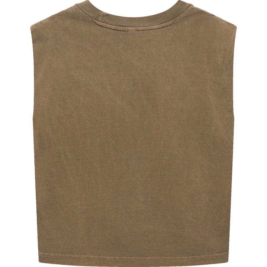 American Apparel 307GD Muscle T-Shirt (Faded Brown)