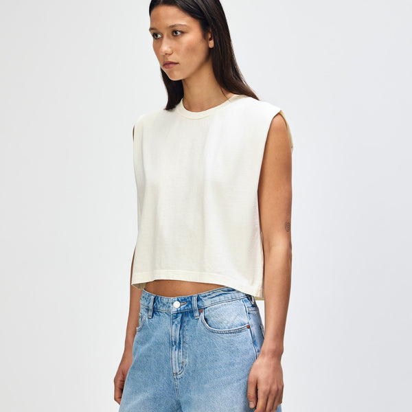 American Apparel 307GD Muscle T-Shirt (Faded Cream)