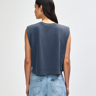 American Apparel 307GD Muscle T-Shirt (Faded Navy)
