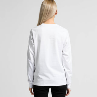 AS Colour Womens Maple L/S Tee (White)