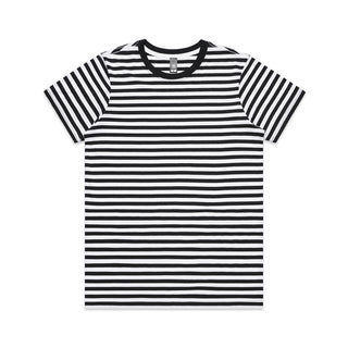 AS Colour Womens Maple Stripe Tee (Black/White)