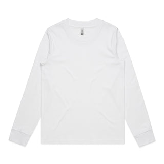 AS Colour Womens Dice L/S Tee (White)