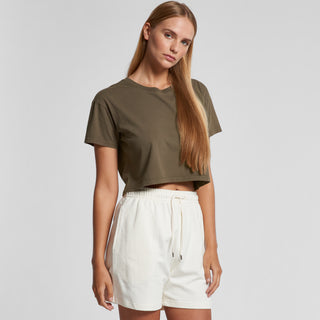 AS Colour Womens Crop Tee (Faded Walnut)