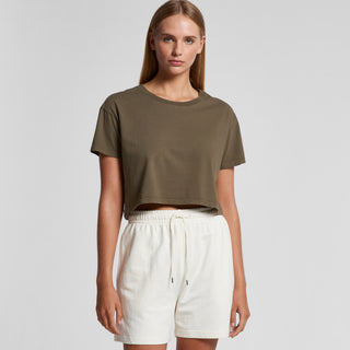 AS Colour Womens Crop Tee (Faded Walnut)