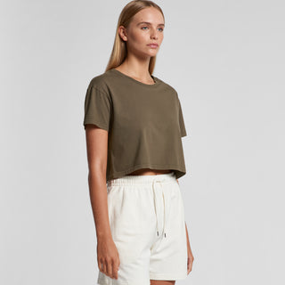 AS Colour Womens Crop Tee (Faded Walnut)