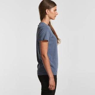 AS Colour Womens Maple Faded Tee (Faded Blue)