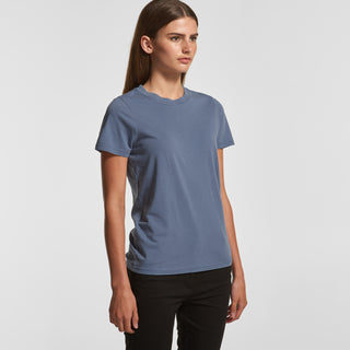 AS Colour Womens Maple Faded Tee (Faded Blue)