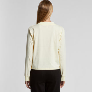 AS Colour Womens Mock L/S Tee (Butter)