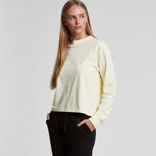 AS Colour Womens Mock L/S Tee (Butter)