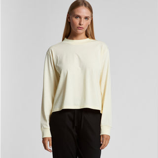 AS Colour Womens Mock L/S Tee (Butter)