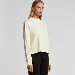 AS Colour Womens Mock L/S Tee (Butter)