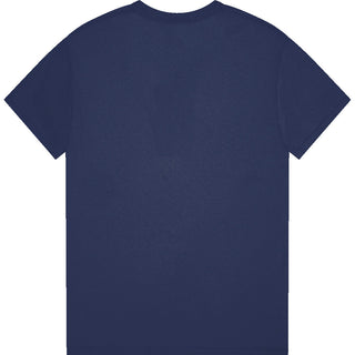 Gildan Heavy Cotton 5000B Navy - Back View | color:Navy|view:back