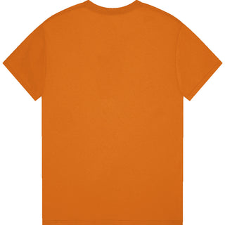 Gildan Heavy Cotton 5000B Safety Orange - Back View | color:Safety Orange|view:back