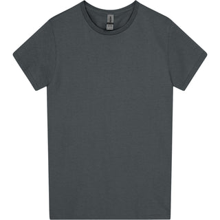 Gildan Heavy Cotton 5000L Charcoal - Front View | color:Charcoal|view:front
