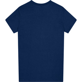 Gildan Heavy Cotton 5000L Navy - Back View | color:Navy|view:back