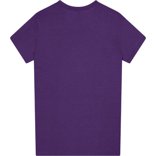 Gildan Heavy Cotton 5000L Purple - Back View | color:Purple|view:back