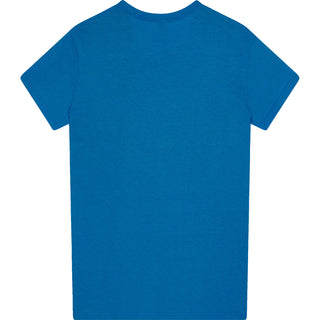 Gildan Heavy Cotton 5000L Sapphire - Back View | color:Sapphire|view:back