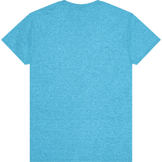 Gildan Heavy Cotton 5000 Antique Sapphire - Back View | color:Antique Sapphire|view:back
